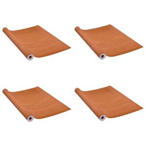 vidaXL Samolepiace tapety na dvere 4 ks, svetl&yacute; dub 210x90 cm, PVC