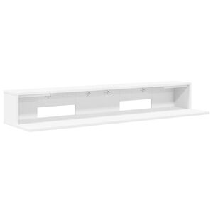 vidaXL &Scaron;t&uacute;diov&yacute; st&ocirc;l Biela 110 x 36 x 19,5 cm Kompozitn&eacute; drevo