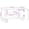 vidaXL TV jednotky Biela 80 x 33 x 46 cm Kompozitn&eacute; drevo