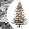 vidaXL Umel&yacute; Skl&aacute;pac&iacute; Vianočn&yacute; Stromček 150 cm 150 LED Tepl&aacute; biela