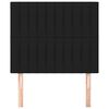 vidaXL Čelo postele čierne 100x5x118/128 cm l&aacute;tkov&eacute;