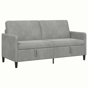 vidaXL Sofa s &uacute;ložn&yacute;m priestorom Svetlosiv&aacute; 172 x 78 x 87 cm Polyester