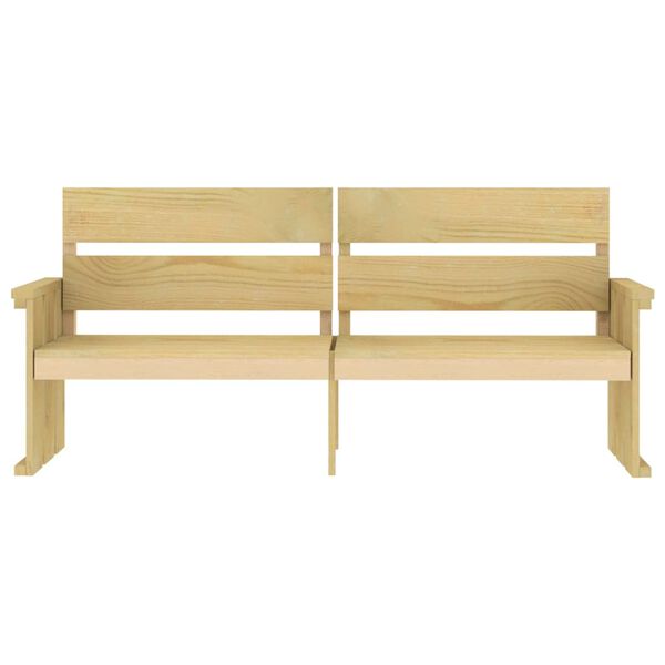 vidaXL 3-dielna z&aacute;hradn&aacute; jed&aacute;lensk&aacute; s&uacute;prava impregnovan&aacute; borovica