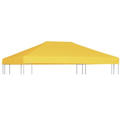 vidaXL Strieška na altánok 270 g/m², 4x3 m, žltá