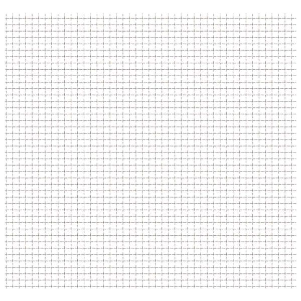 vidaXL Drôtený záhradný plot, nehrdzavejúca oceľ 100x85 cm 21x21x2,5 mm