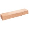 vidaXL N&aacute;stenn&aacute; polica bledohned&aacute; 40x10x6 cm o&scaron;etren&yacute; dubov&yacute; mas&iacute;v
