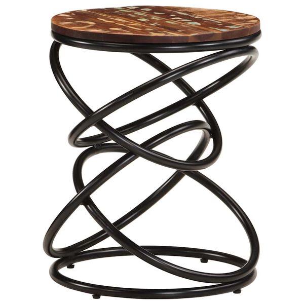 vidaXL Koncový stolík 40x40x52 cm masívne recyklované drevo