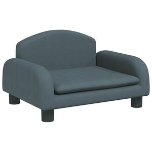 vidaXL Pelech pre psa tmavosiv&yacute; 60x40x30 cm l&aacute;tka
