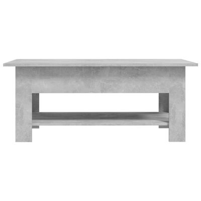 vidaXL Konferenčný stolík betónový sivý 102x55x42 cm drevotrieska
