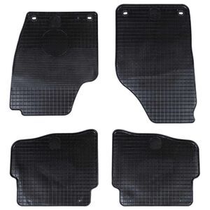 vidaXL Autokoberec 4 pcs Čierna vhodn&eacute; pre VW POLO 10 / 01-09 NS Guma