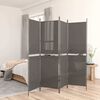 vidaXL Parav&aacute;n s 4 panelmi, antracitov&yacute; 200x180 cm l&aacute;tka