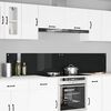 vidaXL Kuchynsk&yacute; backsplash 2 pcs Čierna 110 x 40 cm tvrden&eacute; sklo