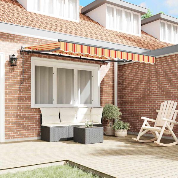 vidaXL Zatemniteľn&aacute; mark&iacute;za Žlt&aacute; 350 x 200 cm l&aacute;tka