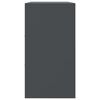vidaXL Komoda antracitová 99x39x73 cm oceľ