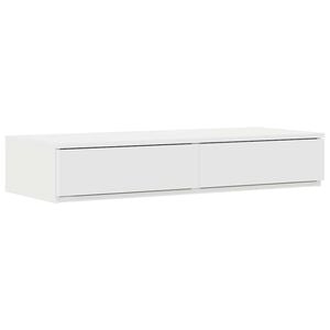 vidaXL Z&aacute;suvky pod posteľ Biela 100 x 36,5 x 16,5 cm Kompozitn&eacute; drevo
