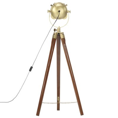 vidaXL Lampa na statíve, mangový masív 97 cm