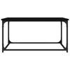 vidaXL Konferenčn&yacute; stol&iacute;k čierny 80x50x40 cm spracovan&eacute; drevo a železo
