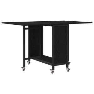 vidaXL Skladac&iacute; jed&aacute;lensk&yacute; st&ocirc;l s kolieskami 130 x 80 x 76,5 cm