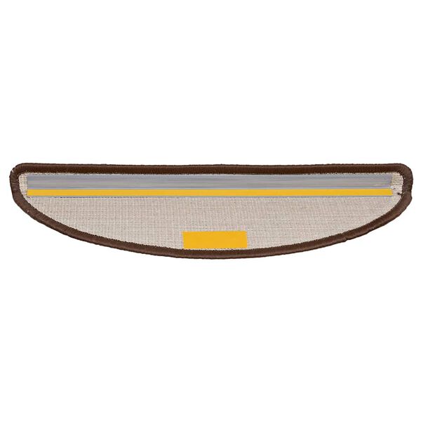 vidaXL Schodov&eacute; rohože 20 ks 56x17x3 cm hned&eacute; polkruhov&eacute;