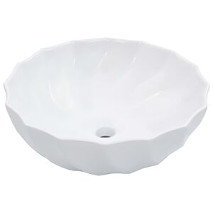 vidaXL Um&yacute;vadlo biele 46x17 cm keramick&eacute;