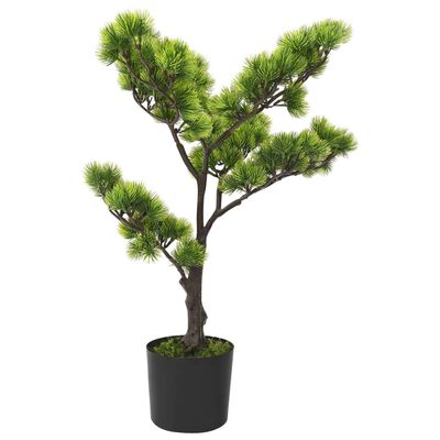 vidaXL Umelý bonsaj, borovica s kvetináčom 60 cm, zelený