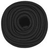 vidaXL Lodn&eacute; lano čierne 14 mm 25 m polypropyl&eacute;n