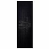vidaXL Kuchynsk&yacute; koberec Pr&iacute;bory Čierna 180 x 60 cm Zamat