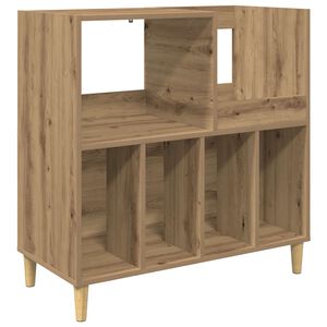 vidaXL Stojan na gramof&oacute;n Dub artisan 82 x 39,5 x 82,5 cm