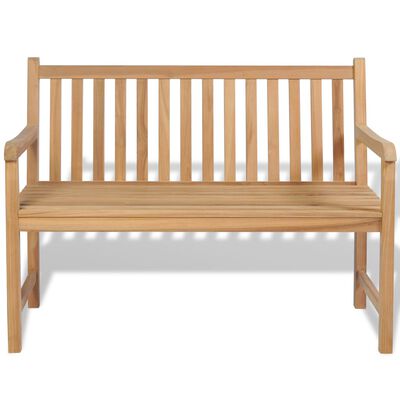 vidaXL Záhradná lavička 120 cm, tíkové drevo