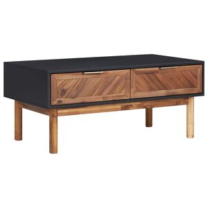 vidaXL Konferenčn&yacute; stol&iacute;k 90x50x40 cm, ak&aacute;ciov&yacute; mas&iacute;v a MDF