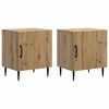vidaXL Nočn&yacute; stol&iacute;k 2 pcs Dub artisan 43 x 34,5 x 50 cm