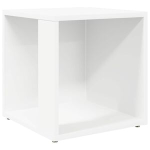 vidaXL Pr&iacute;ručn&yacute; stol&iacute;k biely 33x33x34,5 cm kompozitn&eacute; drevo