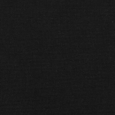vidaXL Čelo postele so záhybmi čierne 183x16x118/128 cm látka