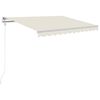 vidaXL Automatick&aacute; zaťahovacia mark&iacute;za 300x250 cm kr&eacute;mov&aacute;