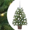 vidaXL Umel&yacute; vianočn&yacute; stromček s 150 LED-i Zelen&aacute; 75 cm PE a PVC