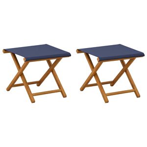 vidaXL Leh&aacute;tko 2 pcs Mas&iacute;vne eukalyptov&eacute; drevo Modr&aacute;