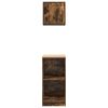 VidaXL Gar&aacute;žov&eacute; skrine 2 ks dymov&yacute; dub kompozitn&eacute; drevo