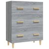 vidaXL Komoda siv&yacute; dub sonoma 70x34x90 cm spracovan&eacute; drevo