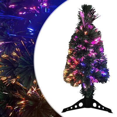 vidaXL Úzky umelý vianočný stromček+stojan 64 cm, optické vlákno