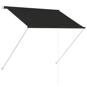 vidaXL Zaťahovacia mark&iacute;za 150x150 cm antracitov&aacute;