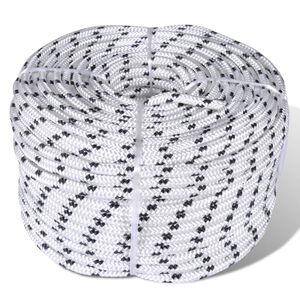 vidaXL Spletan&eacute; lodn&eacute; lano, polyester 6 mm x 50 m