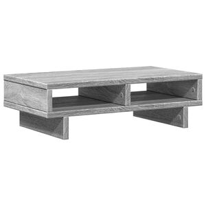 vidaXL Stojan na monitor siv&yacute; dub sonoma 50x27x15 cm kompozitn&eacute; drevo