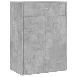 vidaXL Skrinka na top&aacute;nky, bet&oacute;novo siv&aacute; 60x35x84 cm, kompozitn&eacute; drevo