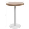 vidaXL Bistro stolík bledohnedý 60 cm MDF