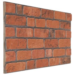 vidaXL N&aacute;stenn&eacute; panely 10 ks 100 x 50 cm Tehlov&aacute; EPS pena