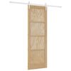 vidaXL Posuvn&eacute; dvere ORKDAL 73,5 x 211 cm Borovicov&yacute; mas&iacute;v
