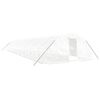 vidaXL F&oacute;liovn&iacute;k s oceľov&yacute;m r&aacute;mom biely 90 m&sup2; 18x4x2 m