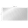 vidaXL Bazénová plachta strieborná 600x300 cm PE