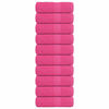 vidaXL Utierky na um&yacute;vanie FROGN 10 ks ružov&eacute; 30x30 cm 360 g/m&sup2;
