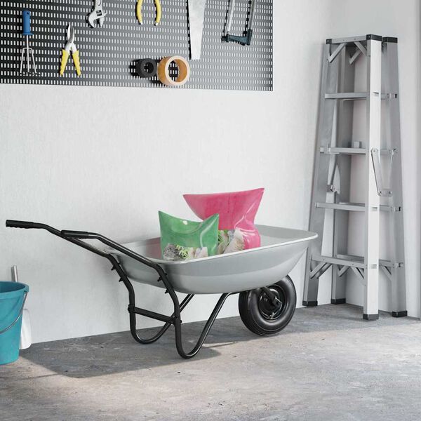 vidaXL N&aacute;hradn&aacute; t&aacute;cka na f&uacute;rik Strieborn&aacute; 80 x 60 x 25 cm Oceľ